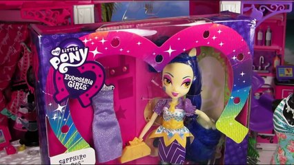 MLP Equestria Girls: Rainbow Rocks Sapphire Shores (Mall) My Little Pony MLPEG Toy Doll Review