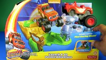 BLAZE AND THE MONSTER MACHINES Toy Launch and Go Forest Adventure with Blaze Monster Truck