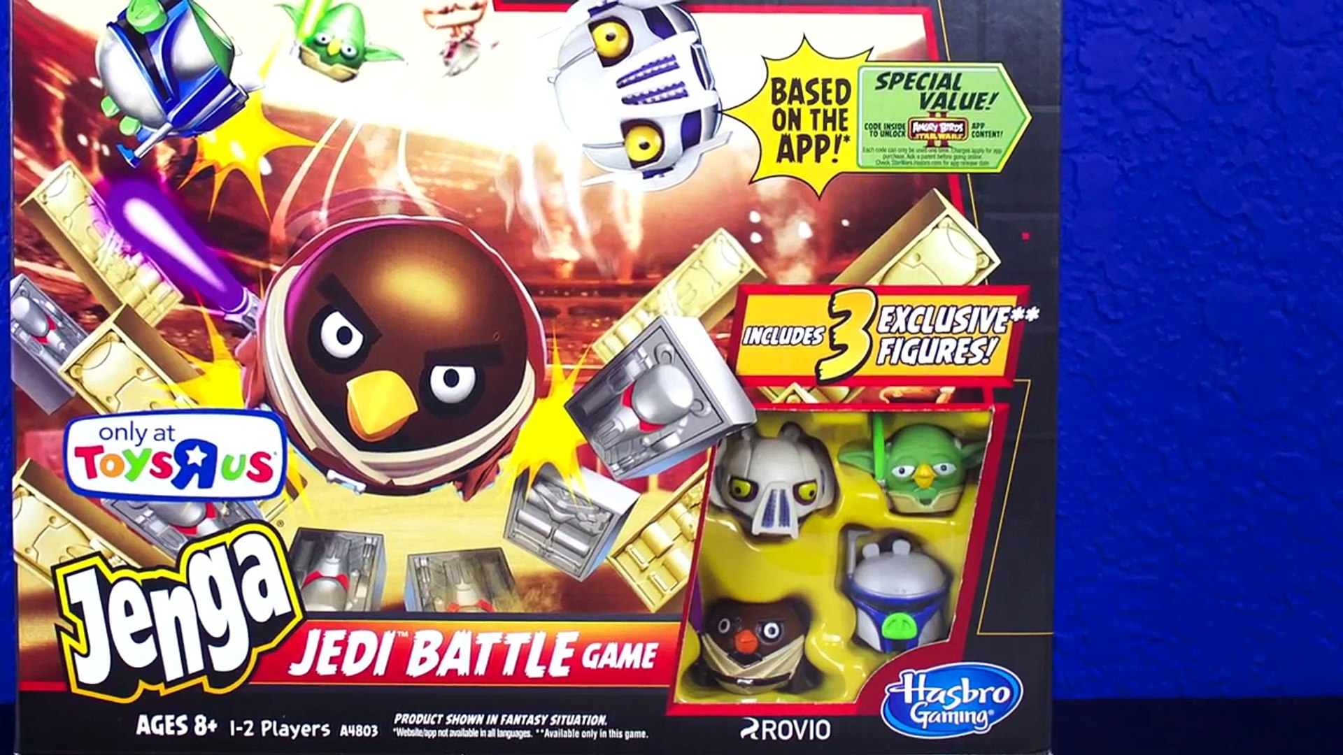 angry birds star wars jenga jedi battle game