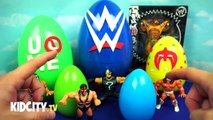 WWE Toys - WWE Surprise Eggs ft. WWE Stackdown Blind Bags - John Cena Figure & Hulk Hogan WWE Toys