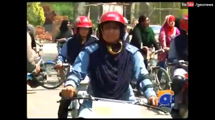 105 women register for motorbike riding lessons in Faisalabad  11 April 2016