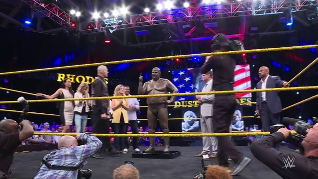 The Rhodes' Family unveils the new statue of The American Dream Dusty Rhodes