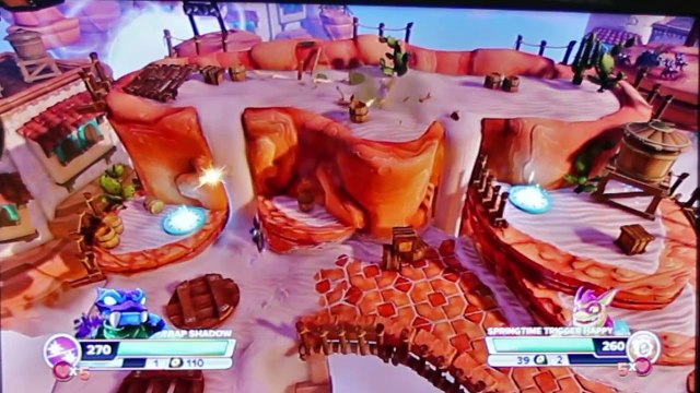 Trap Shadow & Springtime Trigger Happy Battle Mode (Skylanders Swap Force Wave 4 @ NY Toy Fair 2014)