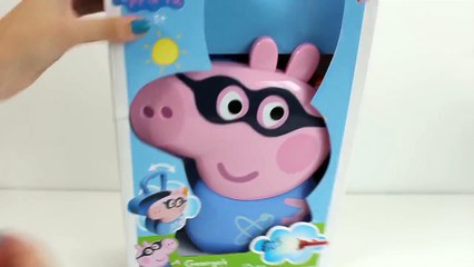 Peppa Pig George's Super Hero Case George Superhéroe Juguetes de Peppa Pig Toy Videos Part 1