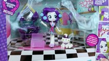 My Little Pony Equestria Girls Minis Toys / Rarity Slumber Party Beauty Play Set / Fun Kid Toys