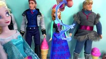 Queen Elsa Singing Let It Go Movie Doll Disney Store Olaf Snowman Playdoh Nose Frozen Toy Review