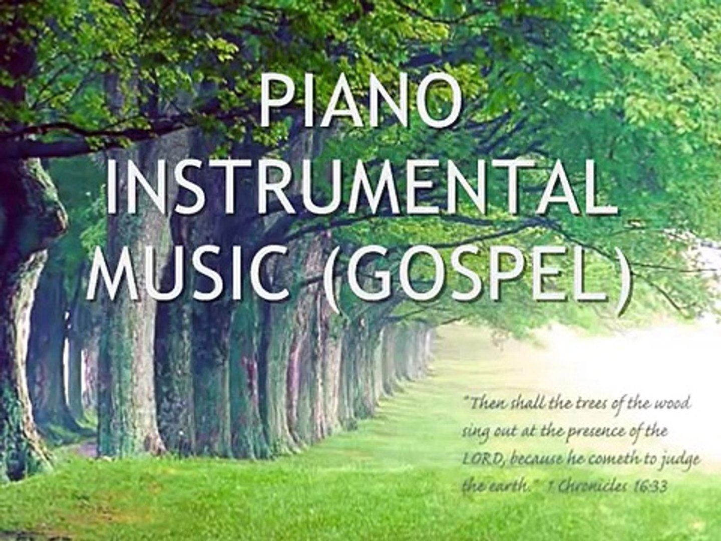 ⁣PIANO INSTRUMENTAL MUSIC (GOSPEL)