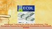 PDF  Advanced Training for ECDL for Databases The Complete Course for Advanced Databases in  Read Online
