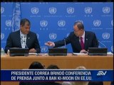 Presidente Correa en Estados Unidos
