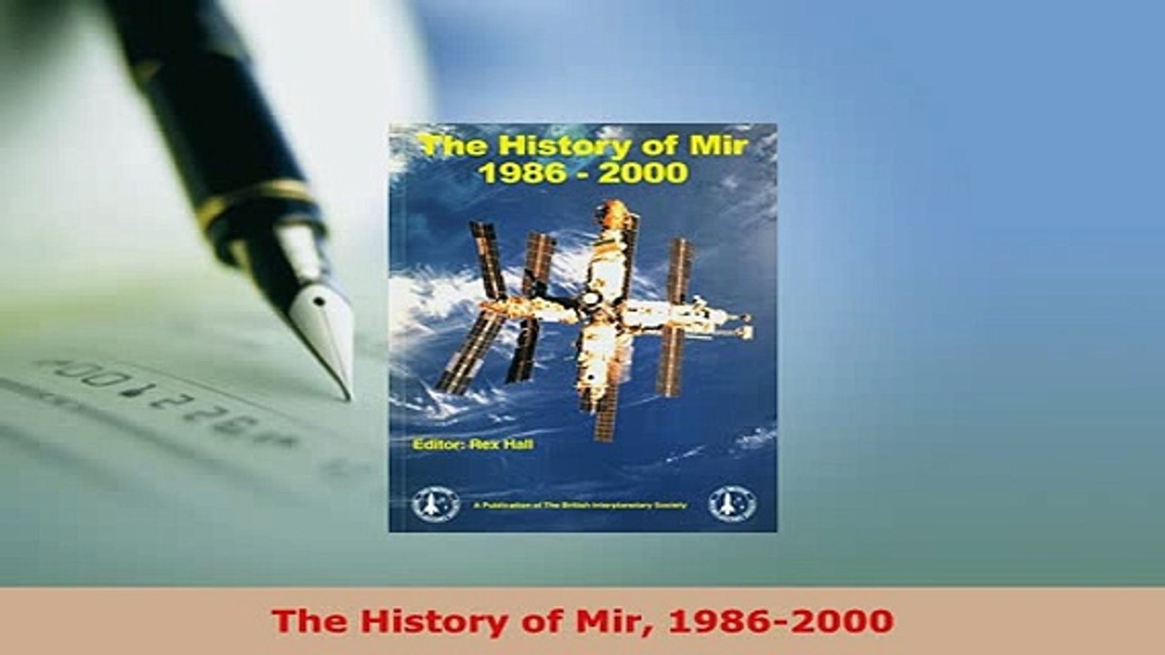 PDF  The History of Mir 19862000 Download Online