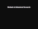 Read ‪Methods in Behavioral Research‬ Ebook Free