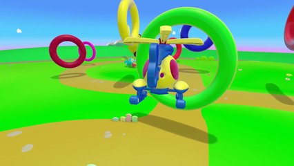 Zeem Zoom - Eğitici çizgi film - Helikopter ve renkli halkalar