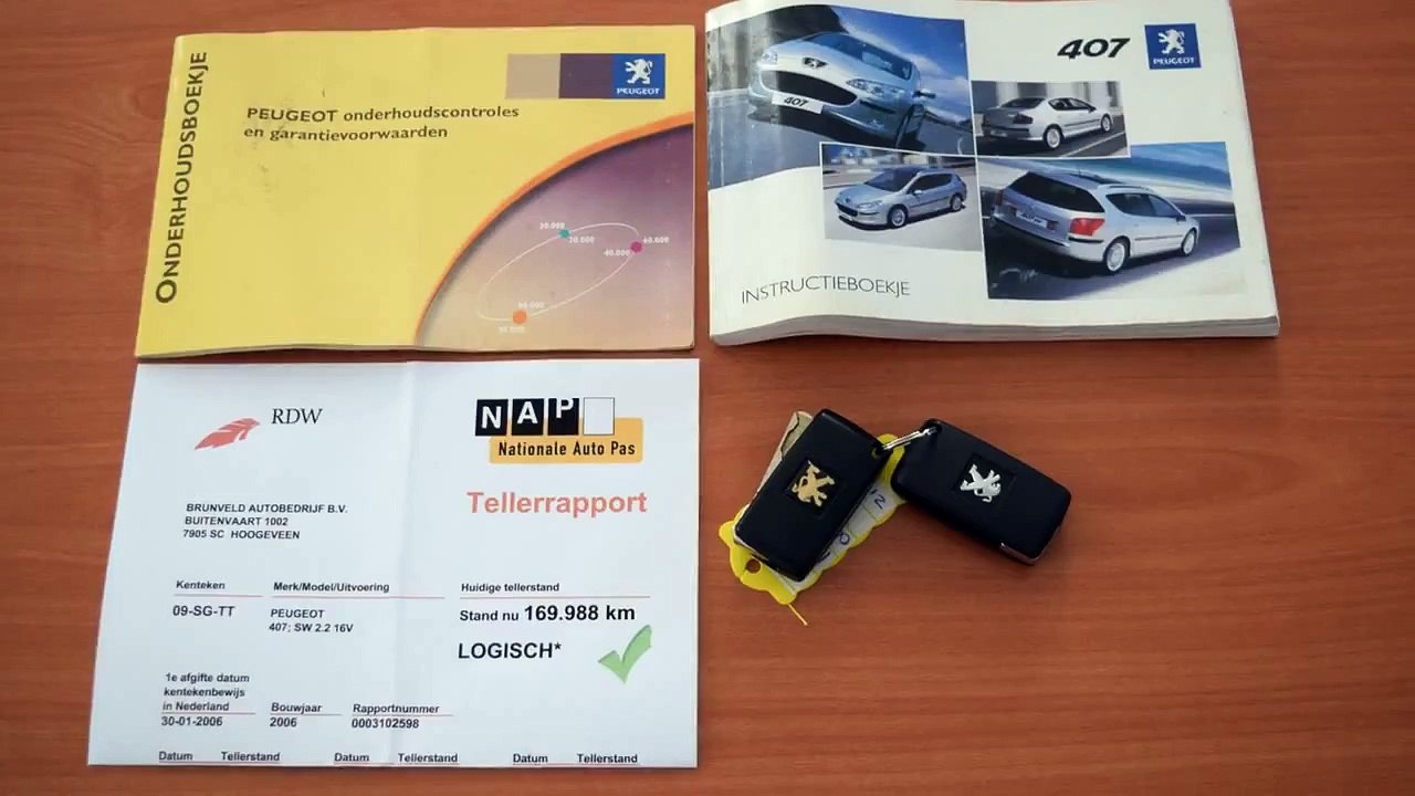 Peugeot 407 SW SW 2.2-16V XR 158pk, Pano ECC, Cruise, LMV, PDC