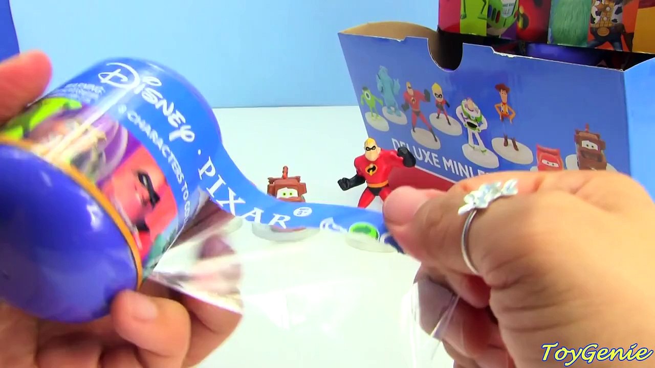 Disney Pixar Deluxe Mini Figurines in Surprise Capsules