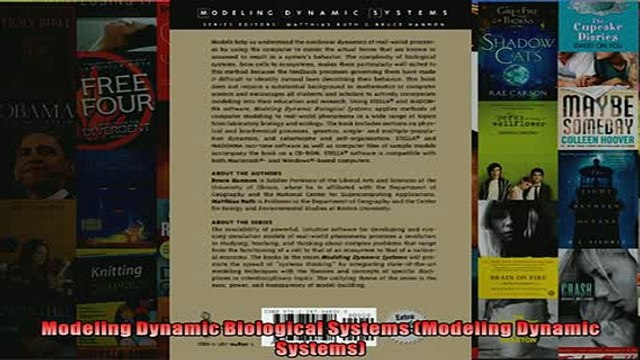 FREE DOWNLOAD Modeling Dynamic Biological Systems Modeling Dynamic Systems DOWNLOAD ONLINE
