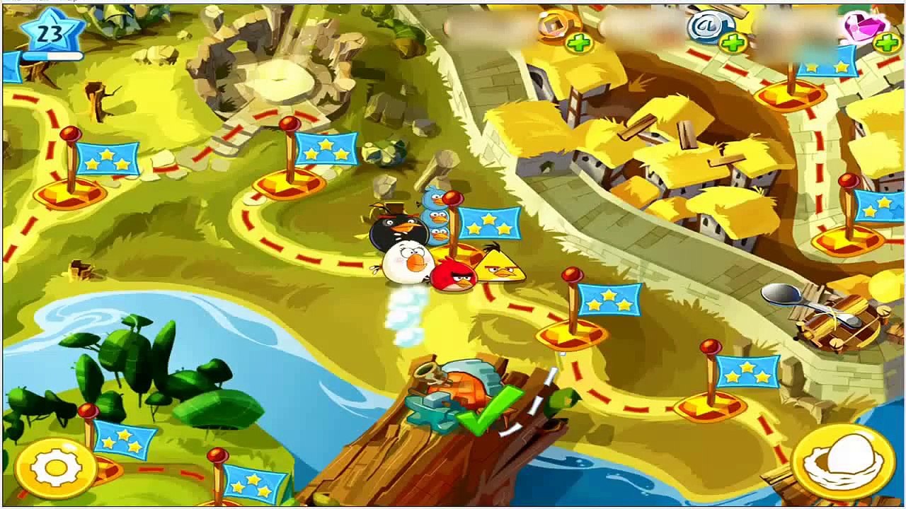 Angry Birds Epic: Old Nesting Barrow (The Blue Master Skulker Birds vs The Red Sword Spirit Bird)