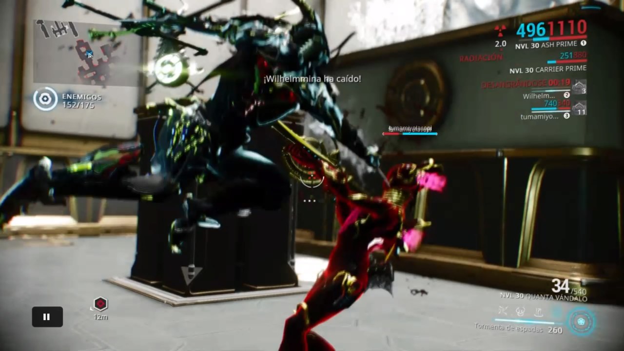 Warframe Ash mata a Nova!