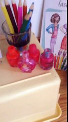 American girl doll art room tour