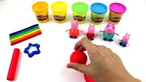 Peppa Pig Play Doh Leikföng | LearnColors | Magic Wand