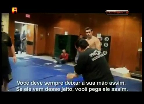 Steven Seagal entrenando a Lyoto Machida