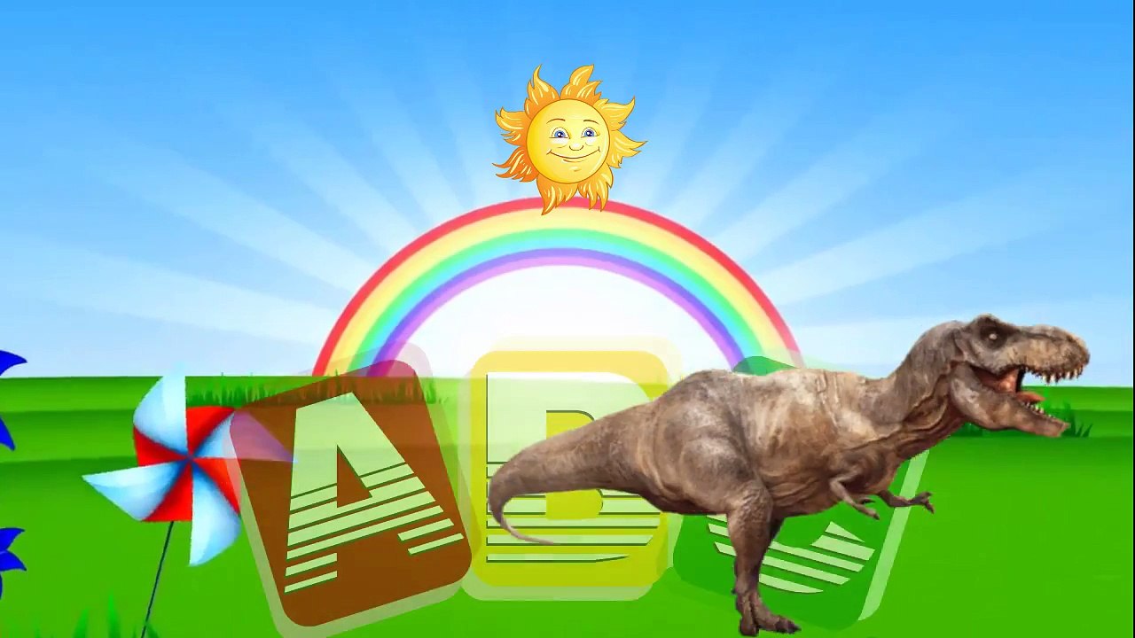 3D  Dinosaur ABC Song Nursery Rhymes | Learn English ABC Songs Dinosaurs A to Z For Children