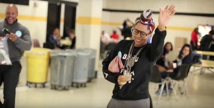 Erykah Badu Surprises Students at NEWARK 2016