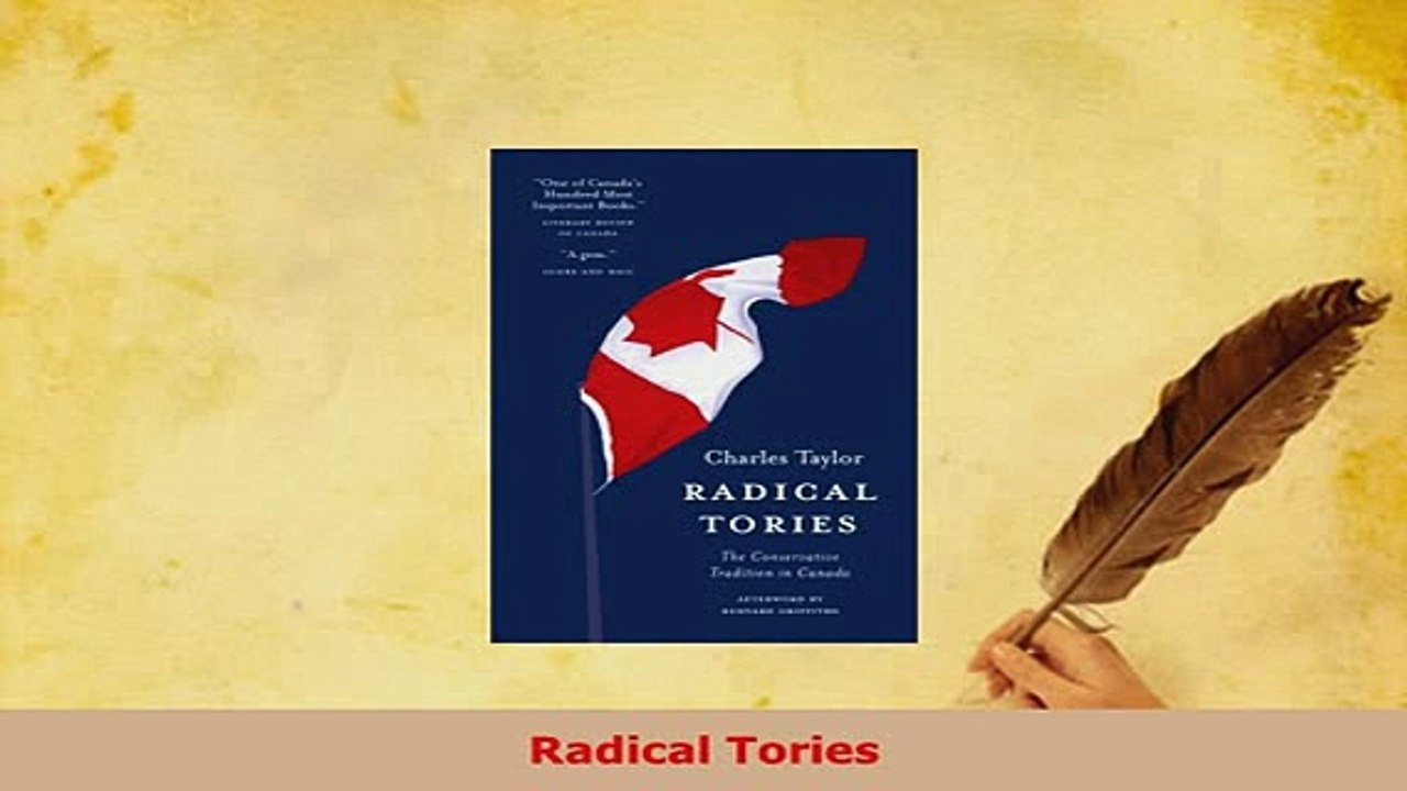 PDF  Radical Tories Read Online