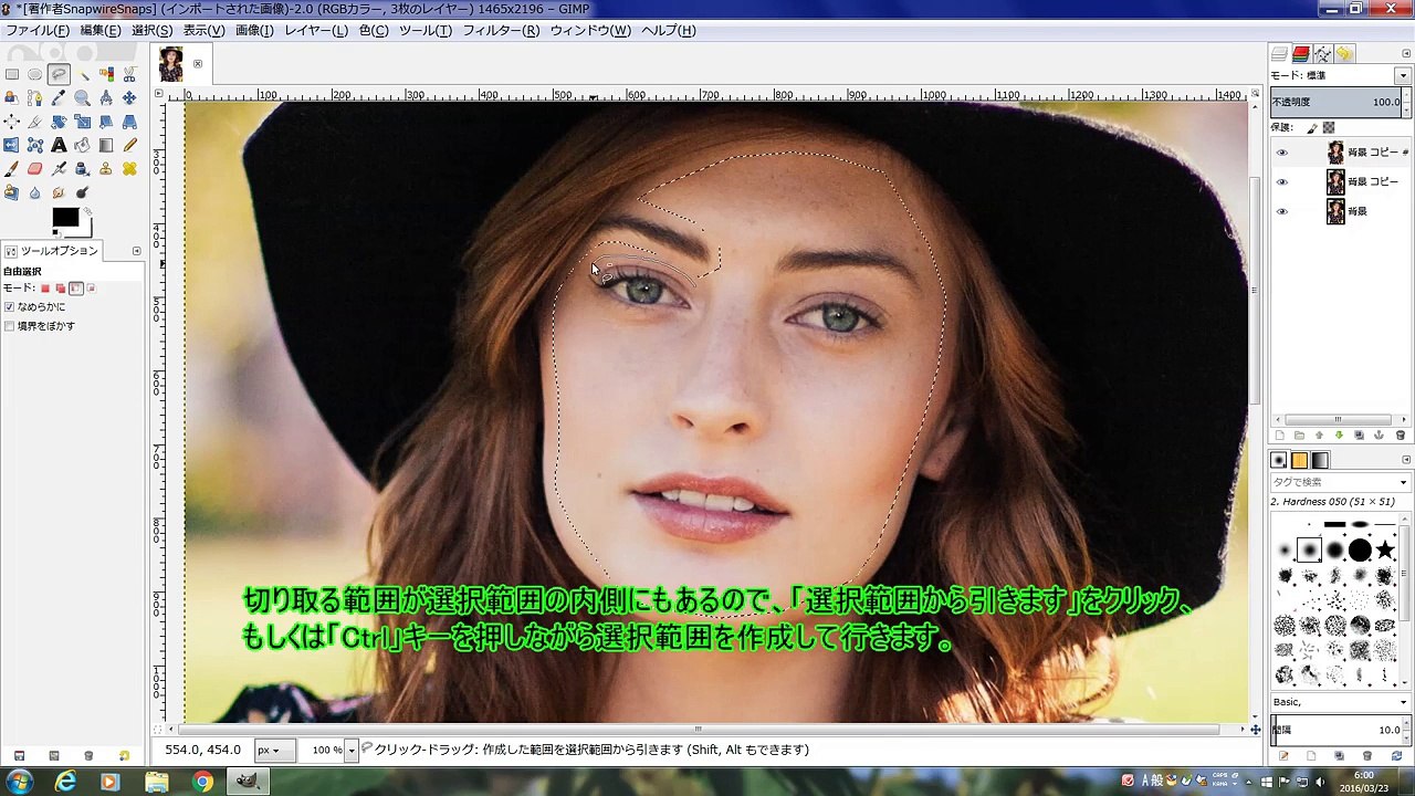 GIMP~GIMPでメイクアップ~
