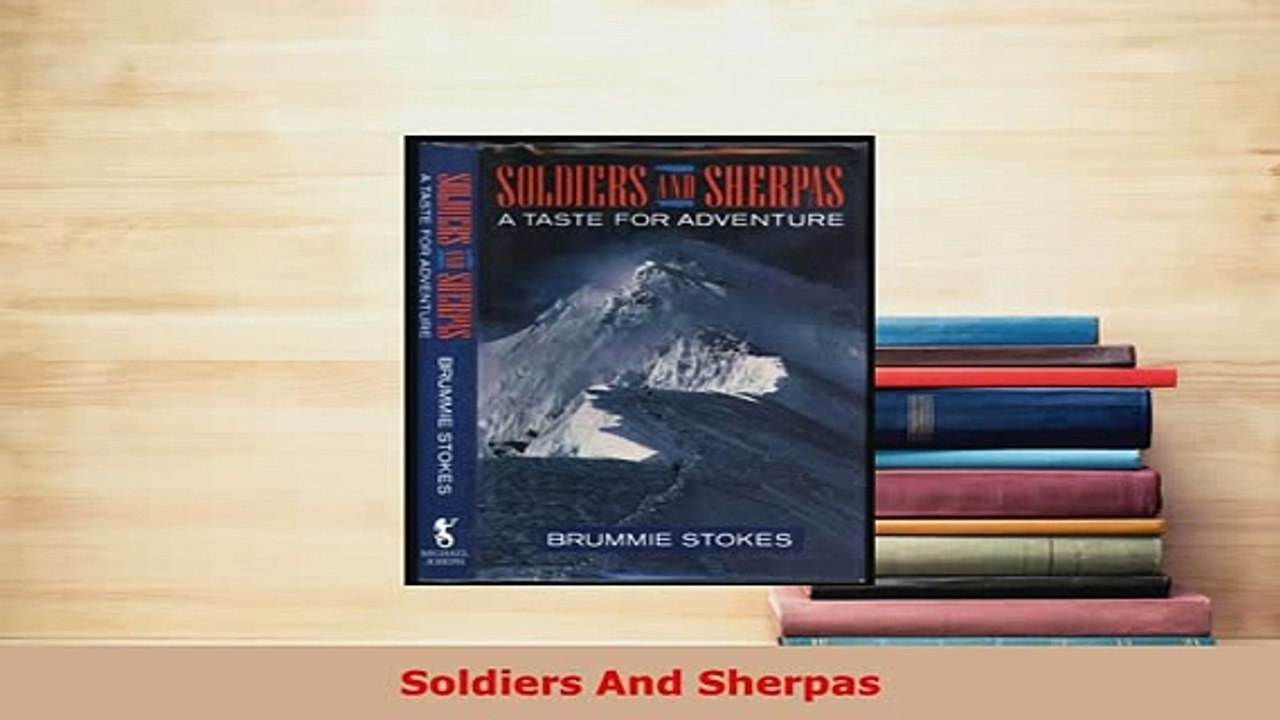 PDF  Soldiers And Sherpas Read Full Ebook
