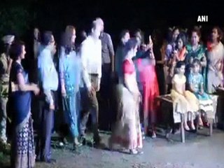 Britain royals enjoy campfire at Kaziranga National Park
