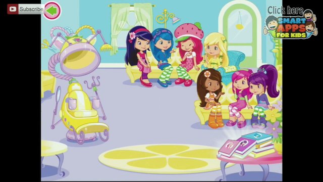 Strawberry Shortcake Berry Beauty Salon Part 1 - iPad app demo for kids - Ellie