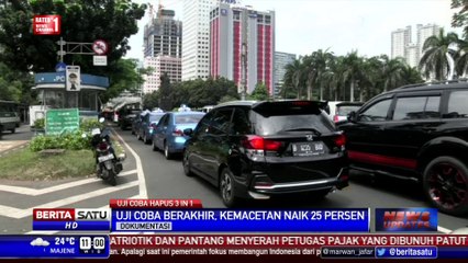 Selama Uji Coba Kemacetan di Jalur 3 In 1 Bertambah