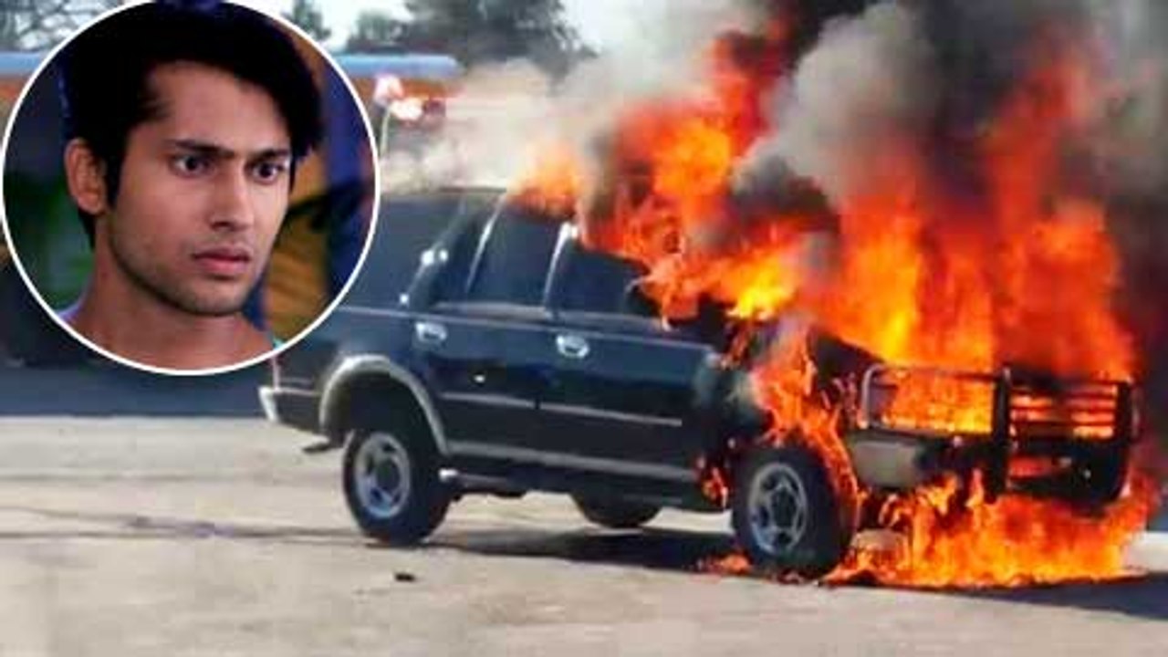 Namish Taneja Aka Lakshya's Car Catches Fire