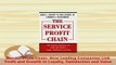 PDF  Service Profit Chain How Leading Companies Link Profit and Growth to Loyalty Satisfaction Download Online