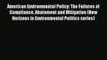 [Read book] American Environmental Policy: The Failures of Compliance Abatement and Mitigation