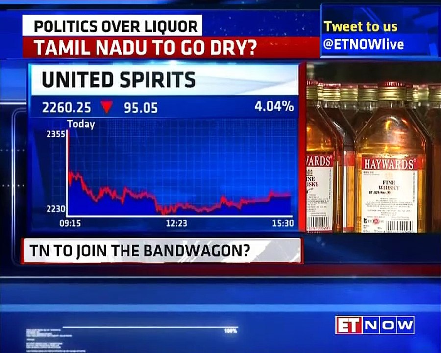 Liquor Stocks In Low Spirits