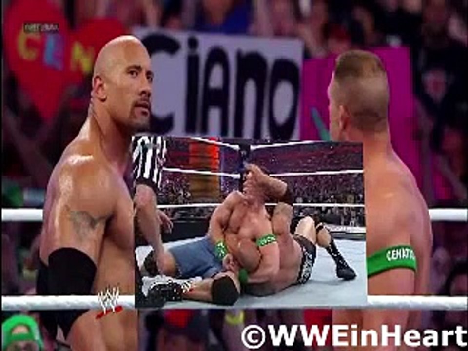 WWE Wrestlemania 28 - John Cena Vs The Rock Full Match