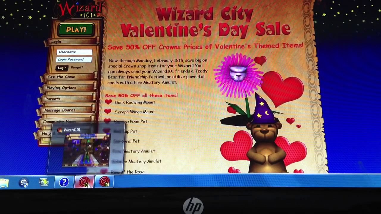Buy Sell Accounts - Wizard101 Valentine's Sale!