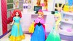Elsa Frozen EARS PIERCED AllToyCollector goes SHOPPING with Princess Anna Disney Frozen MiWorld