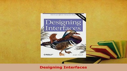 PDF  Designing Interfaces  EBook