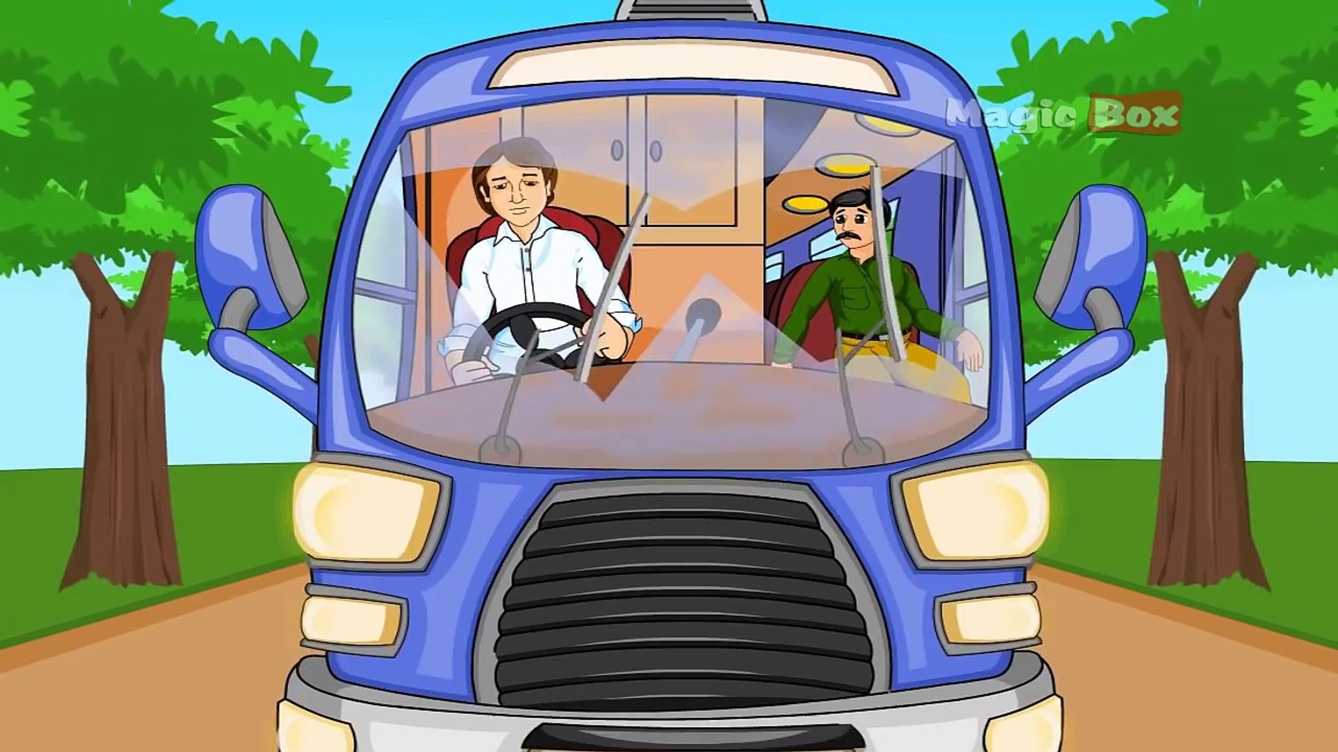 The Wheels On The Bus Go Round and Round | English Song | Animated Nursery  Rhymes For Chil - Dailymotion Video