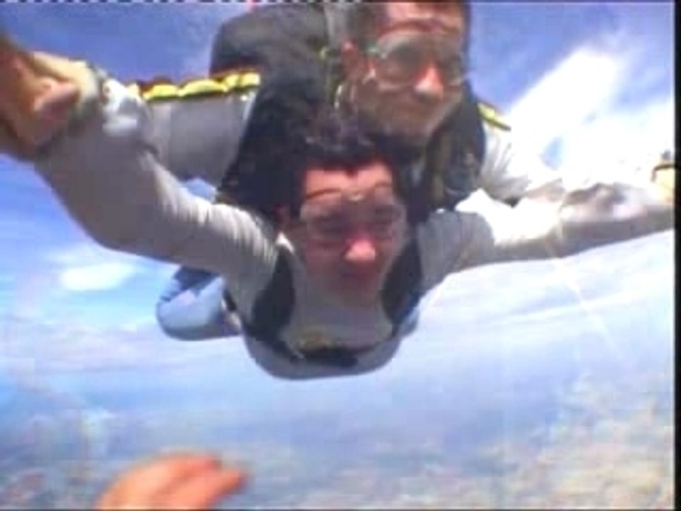 Premier saut parachute en tandem