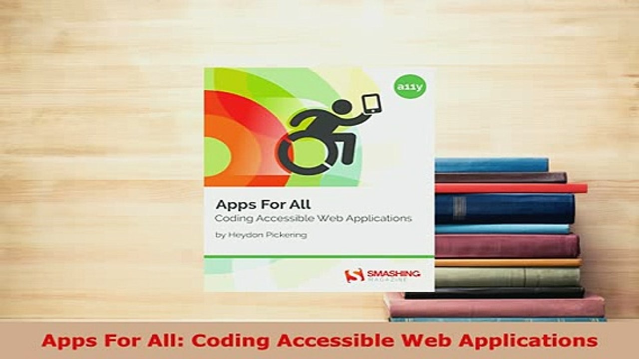 PDF  Apps For All Coding Accessible Web Applications Free Books