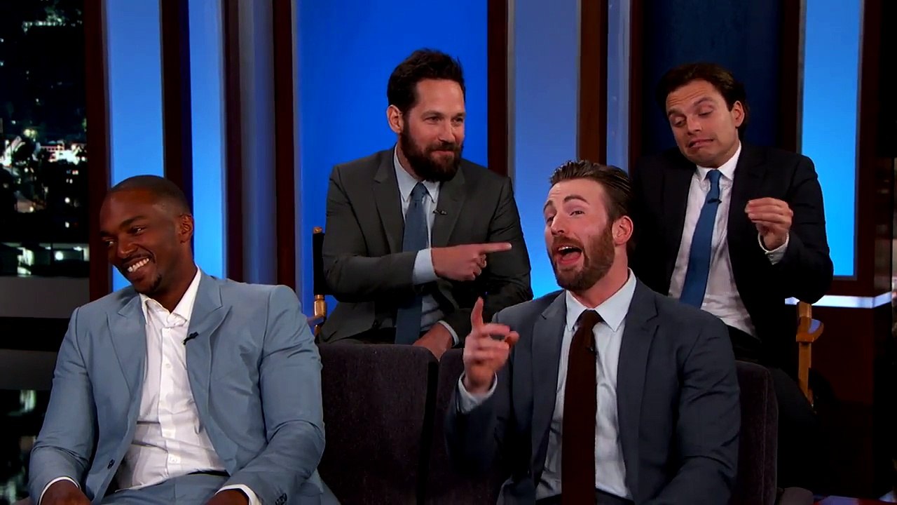 Chris Evans, Anthony Mackie, Sebastian Stan & Paul Rudd Do Personal Trivia