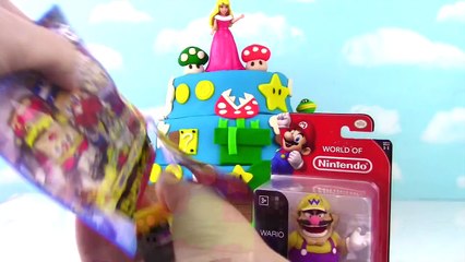 SUPER MARIO Play Doh Surprise Cake! Kidrobot BFFS! Blind Bags!