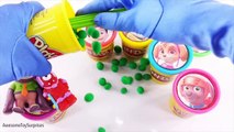 Nickelodeon Paw Patrol Play-Doh Surprise Eggs Tubs Dippin Dots Toy Surprises! Learn Colors!