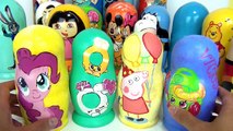 TONS OF NESTING DOLLS! Stacking Cups Collection, Disney Frozen, Paw Patrol, My Little Pony Toys TUYC