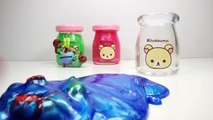 3Yogurt Cup Slime Surprise Toys Inside Out Sponge Bob Minions Hello Kitty Learn Colours Pl