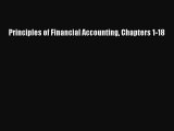 PDF Principles of Financial Accounting: Chapters 1-18 Free Books