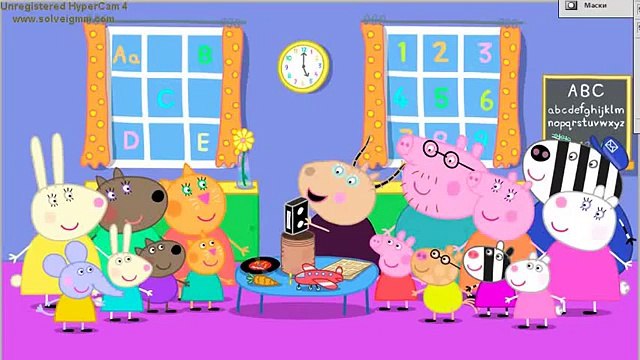 Peppa Pig Coloring Pages Cartoon #35 Свинка ПЕППА Раскраска Мультик Раскрась Пеппу #35